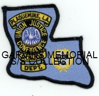 LOUISIANA,PLAQUEMINE POLICE 1